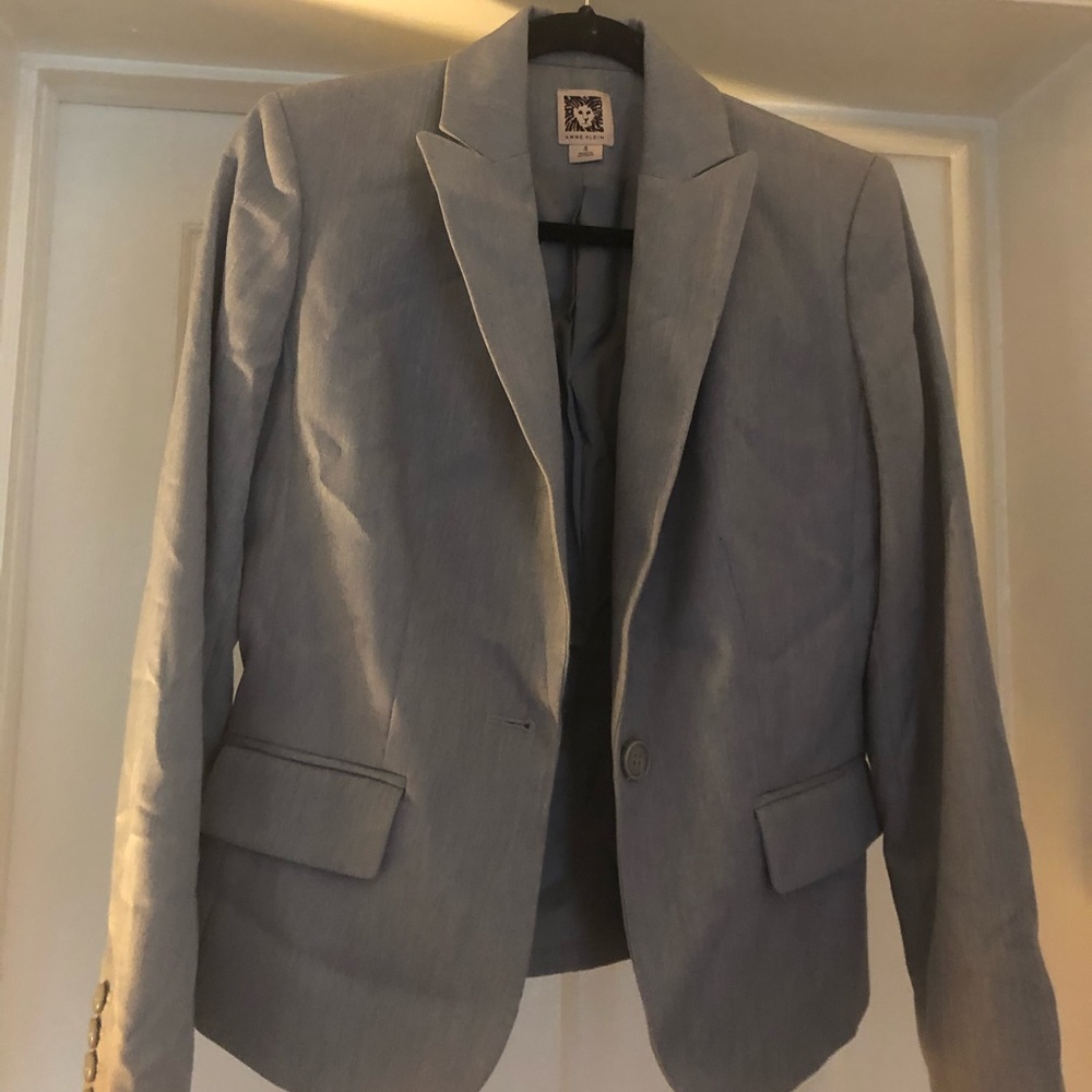 Anne Klein gray blazer